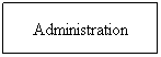 Text Box: Administration
