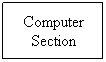 Text Box: Computer Section
